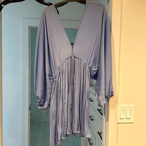 Blue free people dress